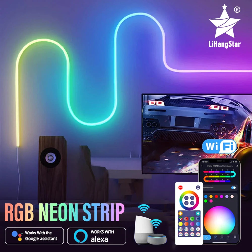 RGB Neon light bar with Wifi or Bluetooth